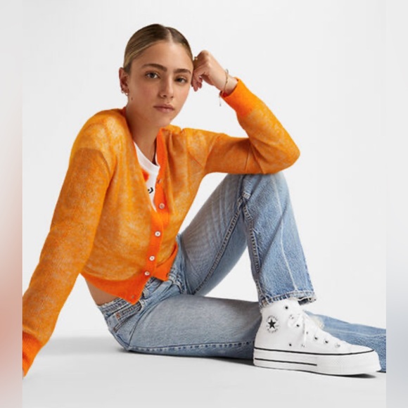 Chuck Taylor All Star Lift Platform WOMEN'S HIGH TOP SHOE White/Black/White 6.5 - Picture 8 of 15